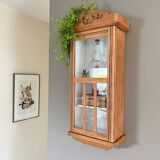 Restored art deco wooden showcase