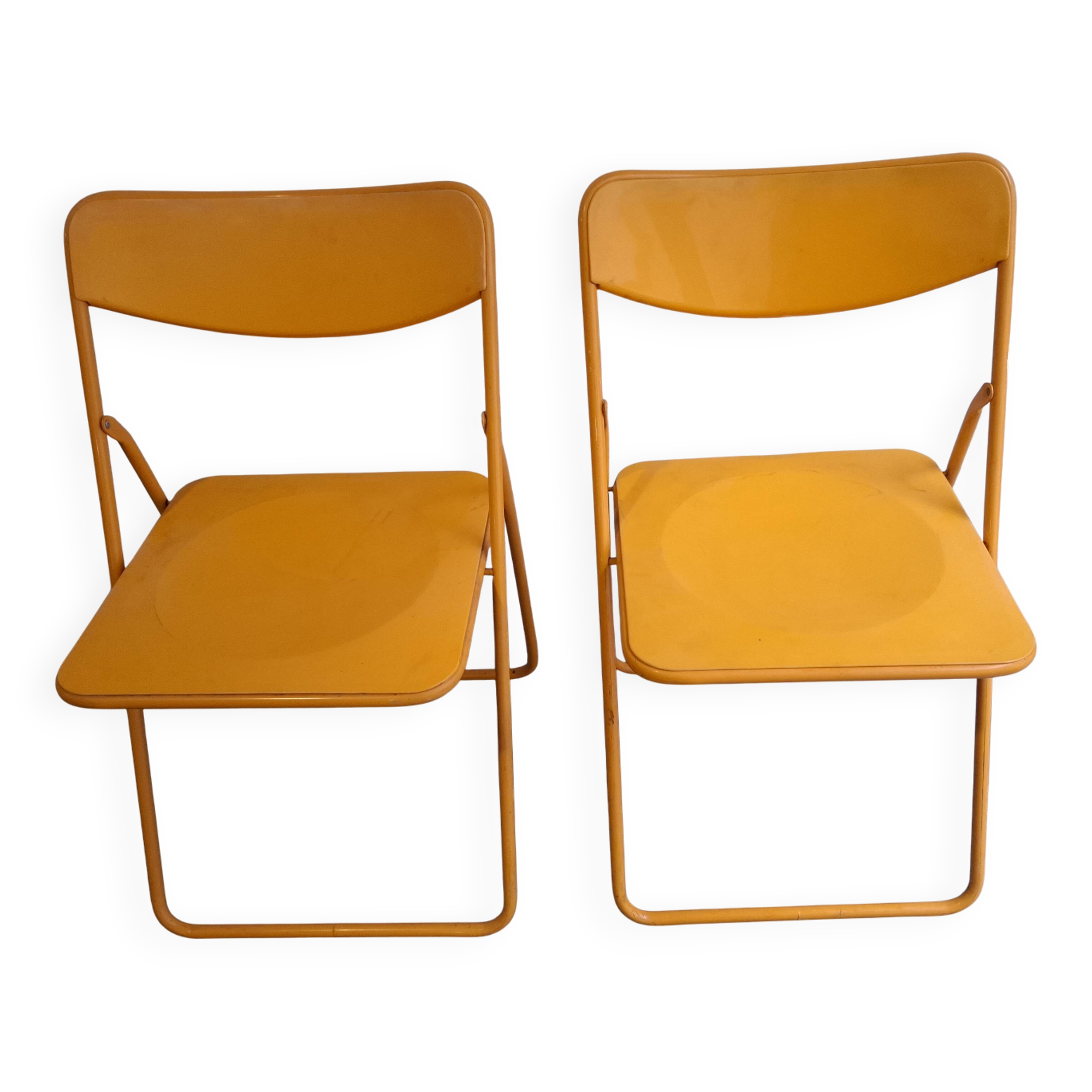 Two ikea folding chairs, niels gammelgaard