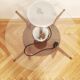 Art deco Steel Table Lamp by Napako, 1930s