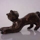 Large ceramic cat, Germany, 1960s