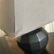 black ceramic lamp from the 80s