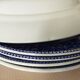 Deep plates Royal Sphinx Maastricht P. Regout "Cambridge Old England" blue & white