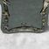 Vintage 50s metal patterned wall mirror