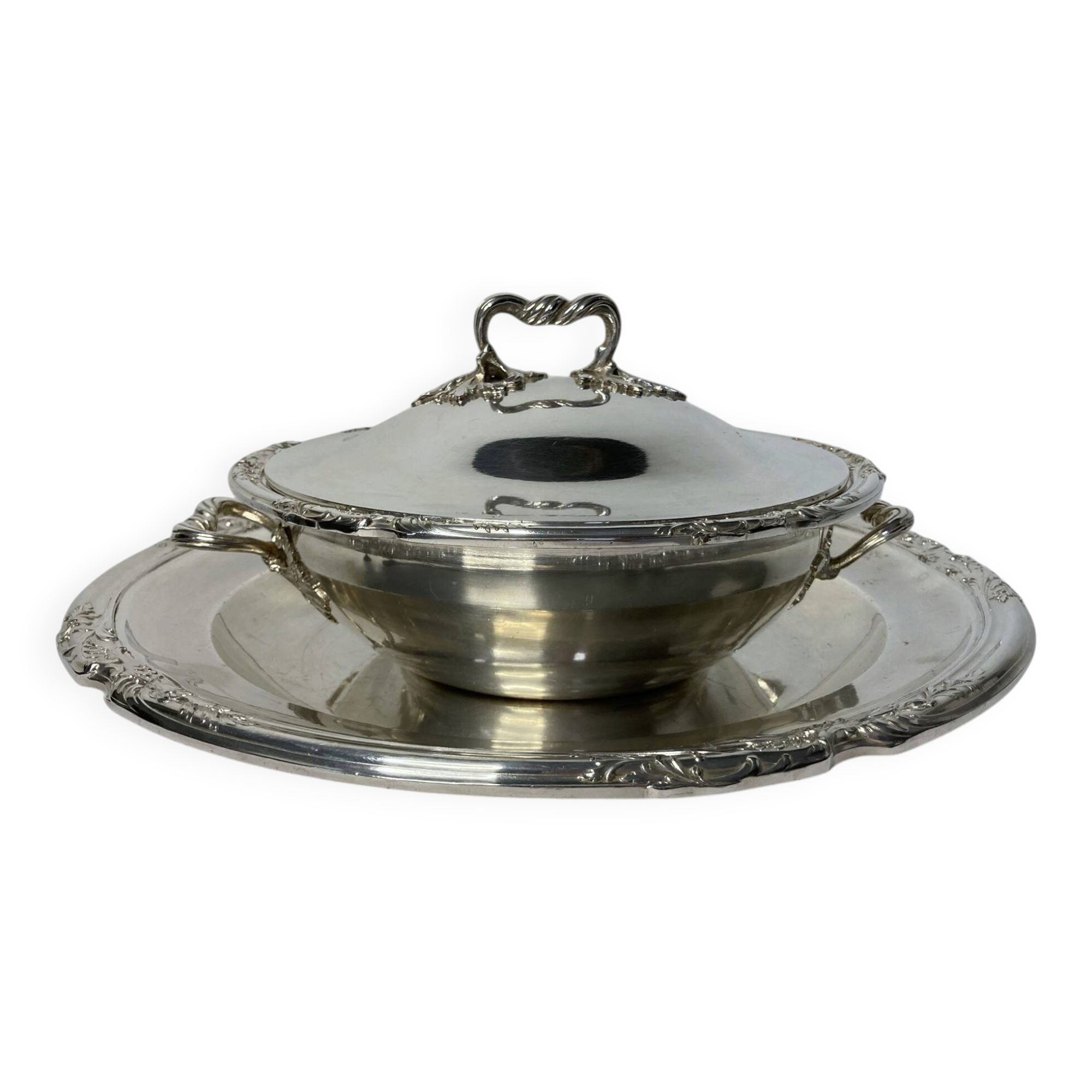 Boulenger, greengrocer and silver-plated metal display from the late 19th century.