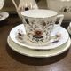 Service à thé en porcelaine anglaise des années 1930 - 12 tasses