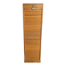 Oak curtained filing cabinet storage furniture 1950
