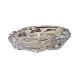 Jablonecke Sklarny crystal ashtray in Desna, Czechoslovakia, 1970s.