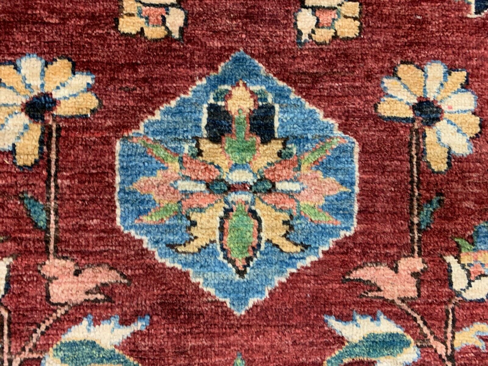 Large Afghan Wool Kazak Rug 290x200 cm Chobi, Very Fine
