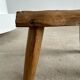 Stool in blond teak