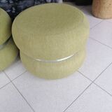 Pouf rond vintage