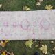 Vintage Turkish hallway rug 63x425 cm