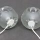 Lampes de table en verre de Peill et Putzler, années 1970, Ensemble de 2