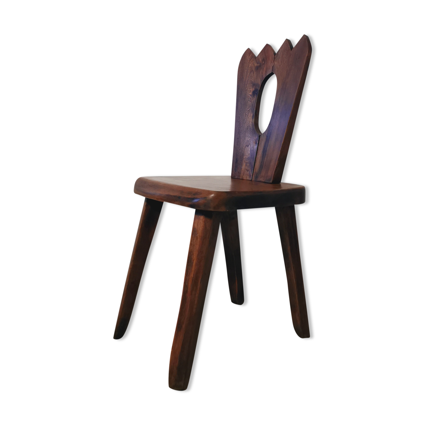 A brutalist elm chair 1960