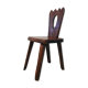 A brutalist elm chair 1960