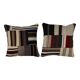 Set of 2 vintage kilim cushion covers 51x51 cm