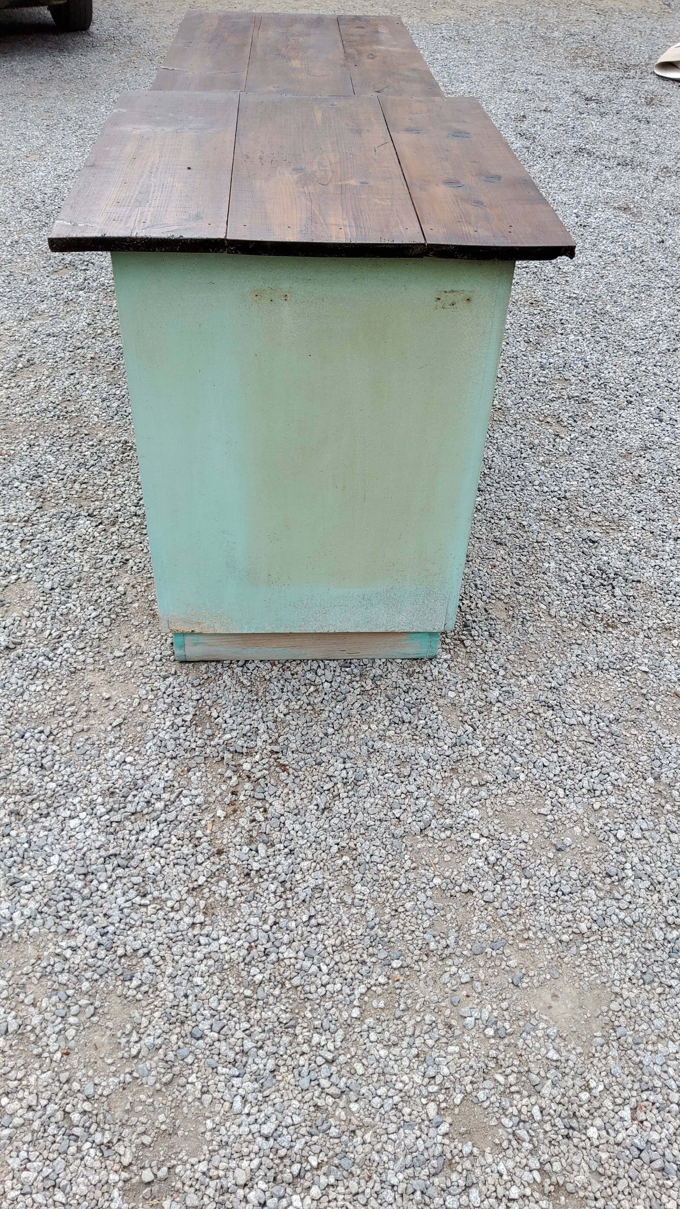 Hardware counter of the 50s 8 drawers 1 niche 250cm