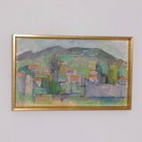 Swedish Oil on Canvas – “Spanish Landscape” by SÖREN OLSSON