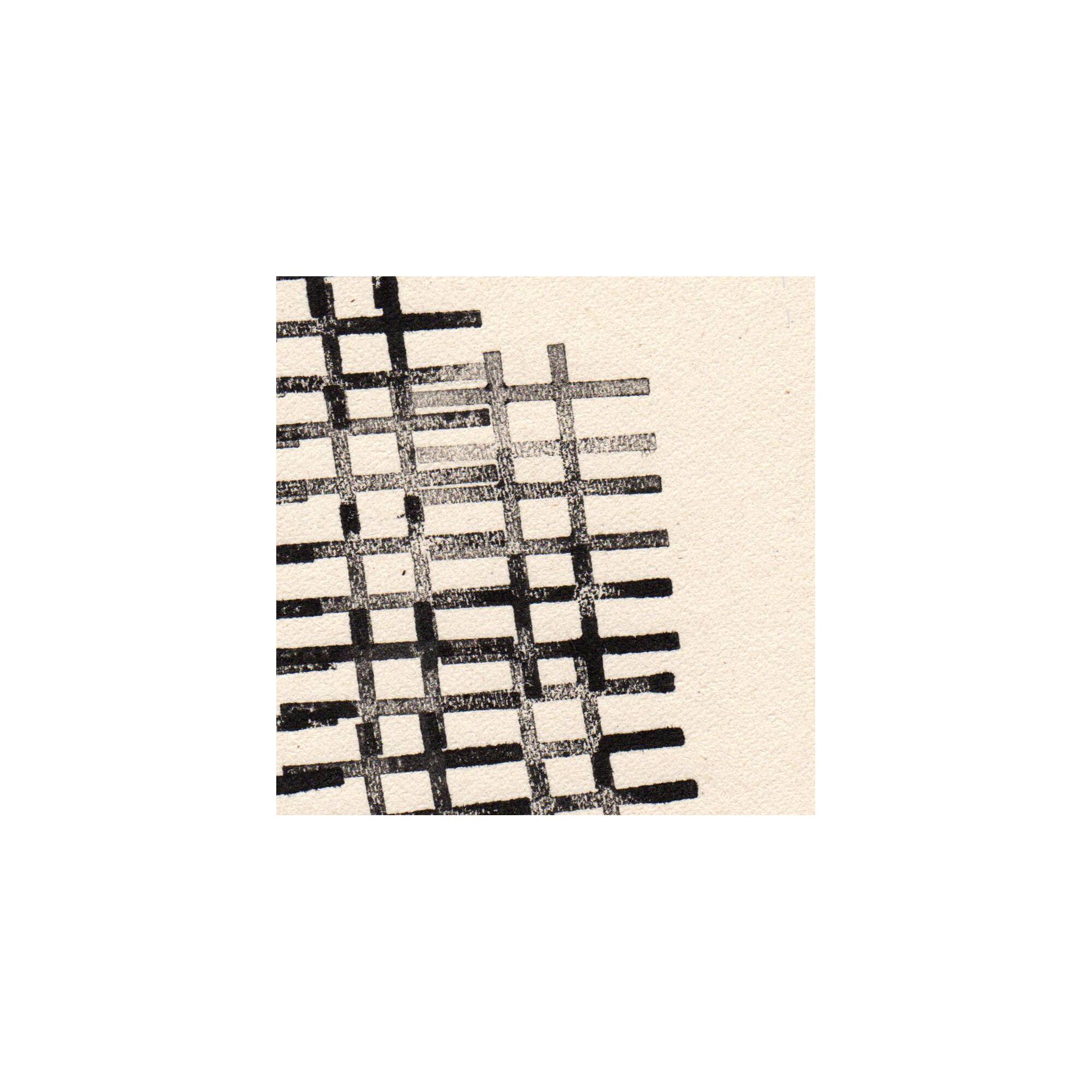 Ink on paper - GRID - signed Eawy