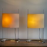 Pair of large "Gala" lamps by Paolo Rizzato, 1970s