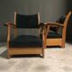 Paire de chaises longues hollandaises des années 1930