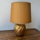 Murano Venice lamp 1960 signature golden inclusion with arrow