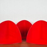 Pair of bookends model 4909 Italian space age mid-century by Giotto Stoppino for Kartell, 1960, set of 3