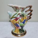 Ceramic pitcher vase signed Hubert Bequet
