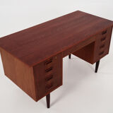 Teak desk 1970s scandinavian design