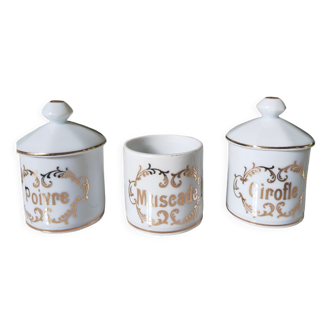 Spice jars Limoges