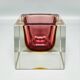1960s Large Murano Pink Ashtray or Catch-All By Flavio Poli for Seguso