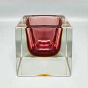 1960s Large Murano Pink Ashtray or Catch-All By Flavio Poli for Seguso