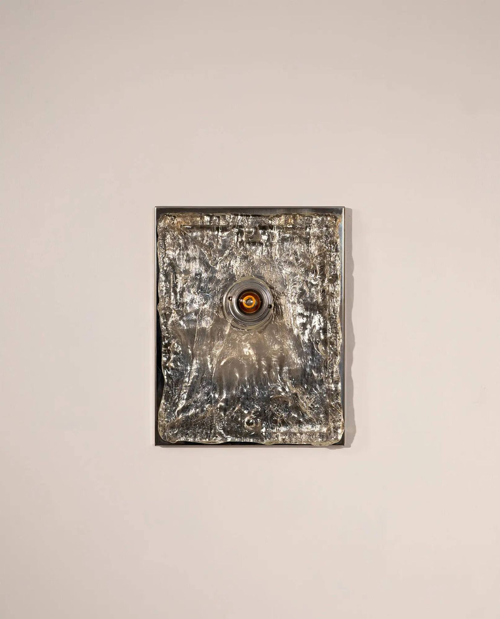 Applique en verre de Murano, années 1970