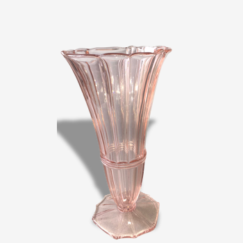 Pink years glass 30' vase