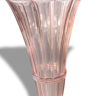 Pink years glass 30' vase