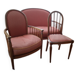 Sofa, armchair and chair set
