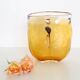Beautiful mouth-blown bubble glass vase