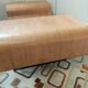 Table basse en bois cintré