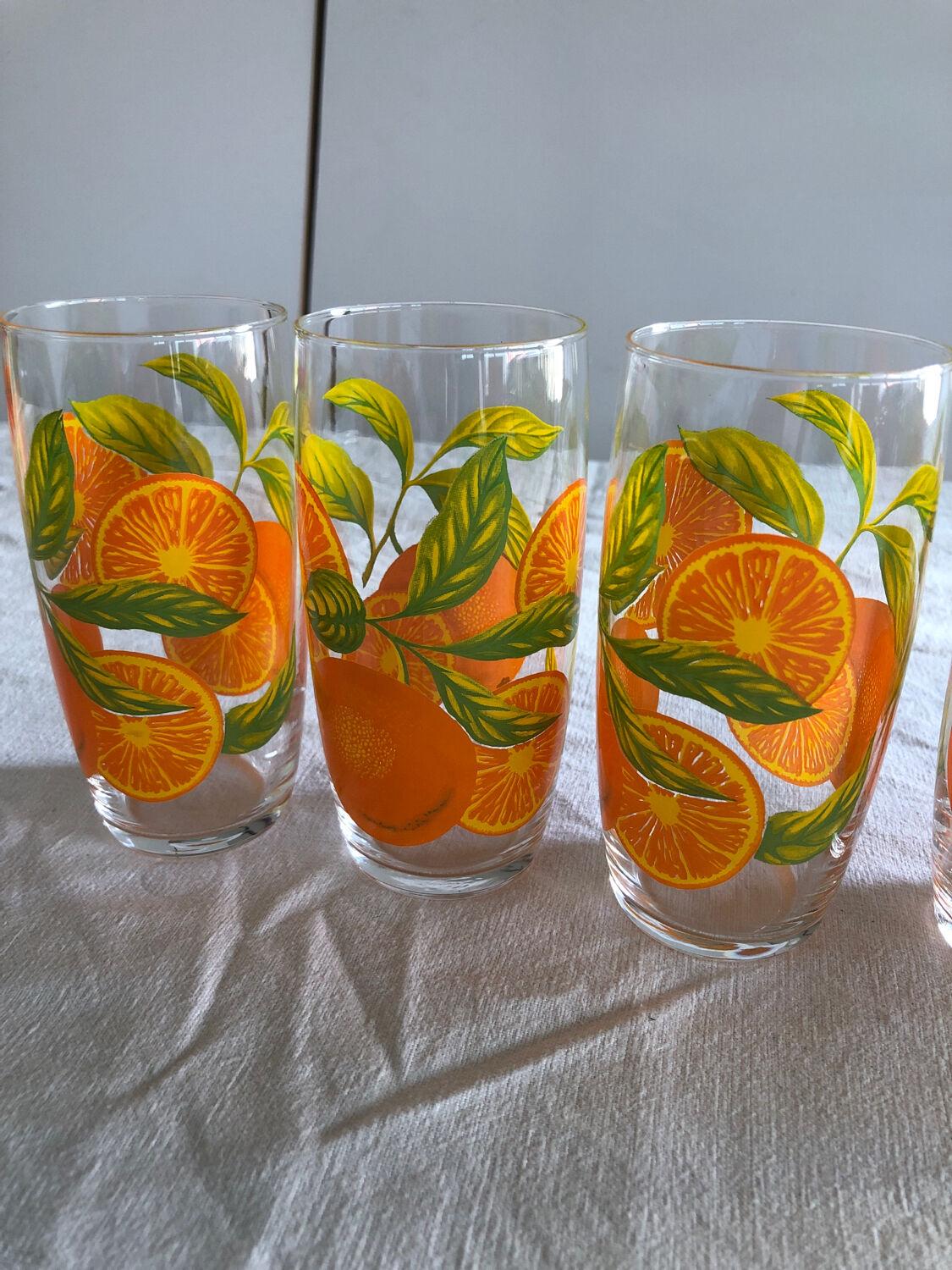 Service orangeade Vintage (cruche et 5 verres)