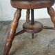Fauteuil de bureau pivotant dit de capitaine vers 1900