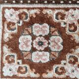 Tapis Vintage Mongol Collectible Fait Main – 52 x 60 cm - 1C1000