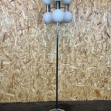 Lampadaire métal verre