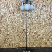 Lampadaire métal verre