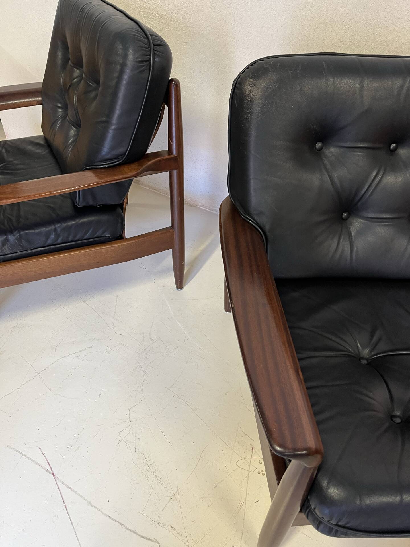 Paire de fauteuils scandinave danois