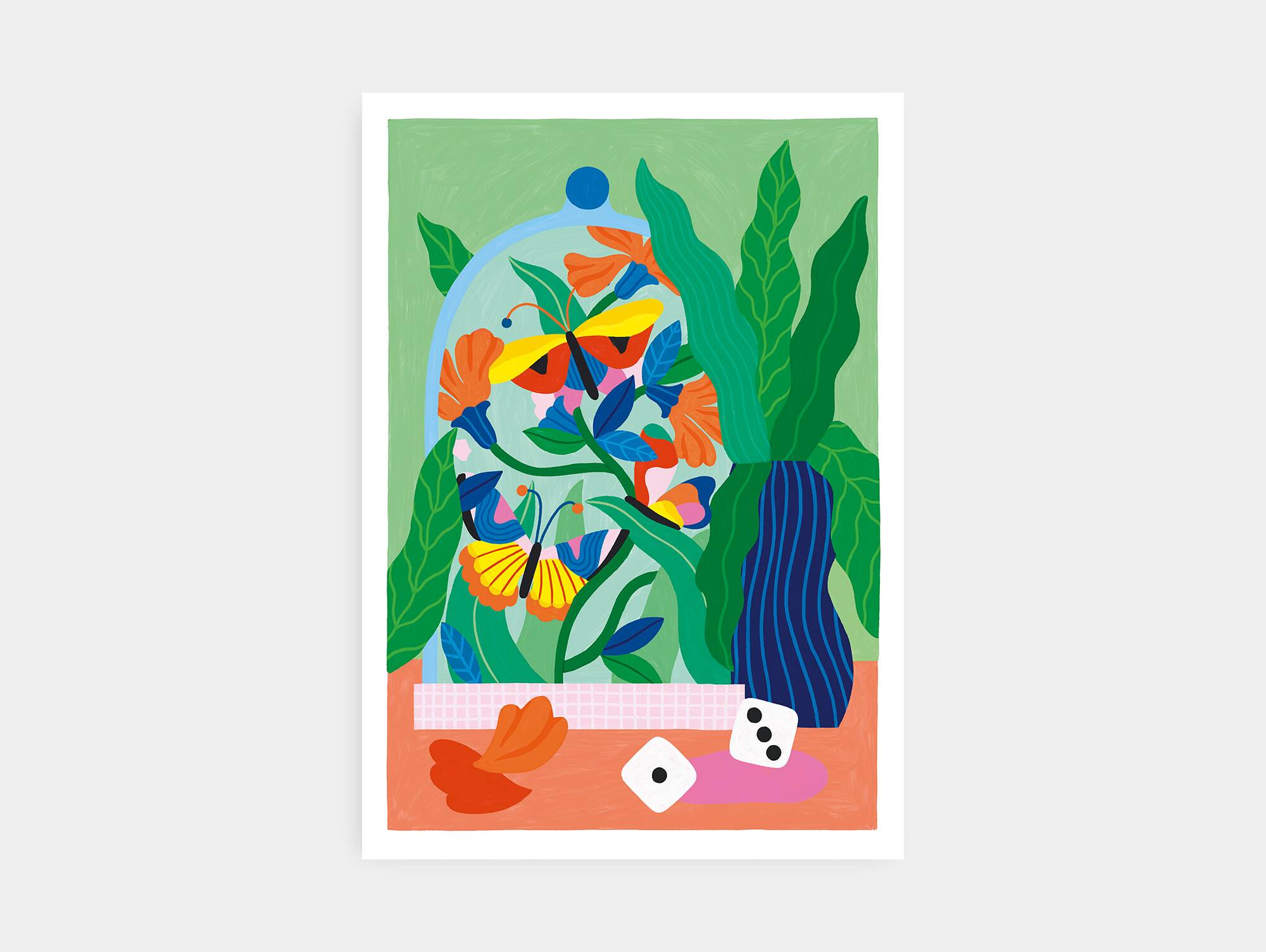 BUTTERFLIES - A4 illustration