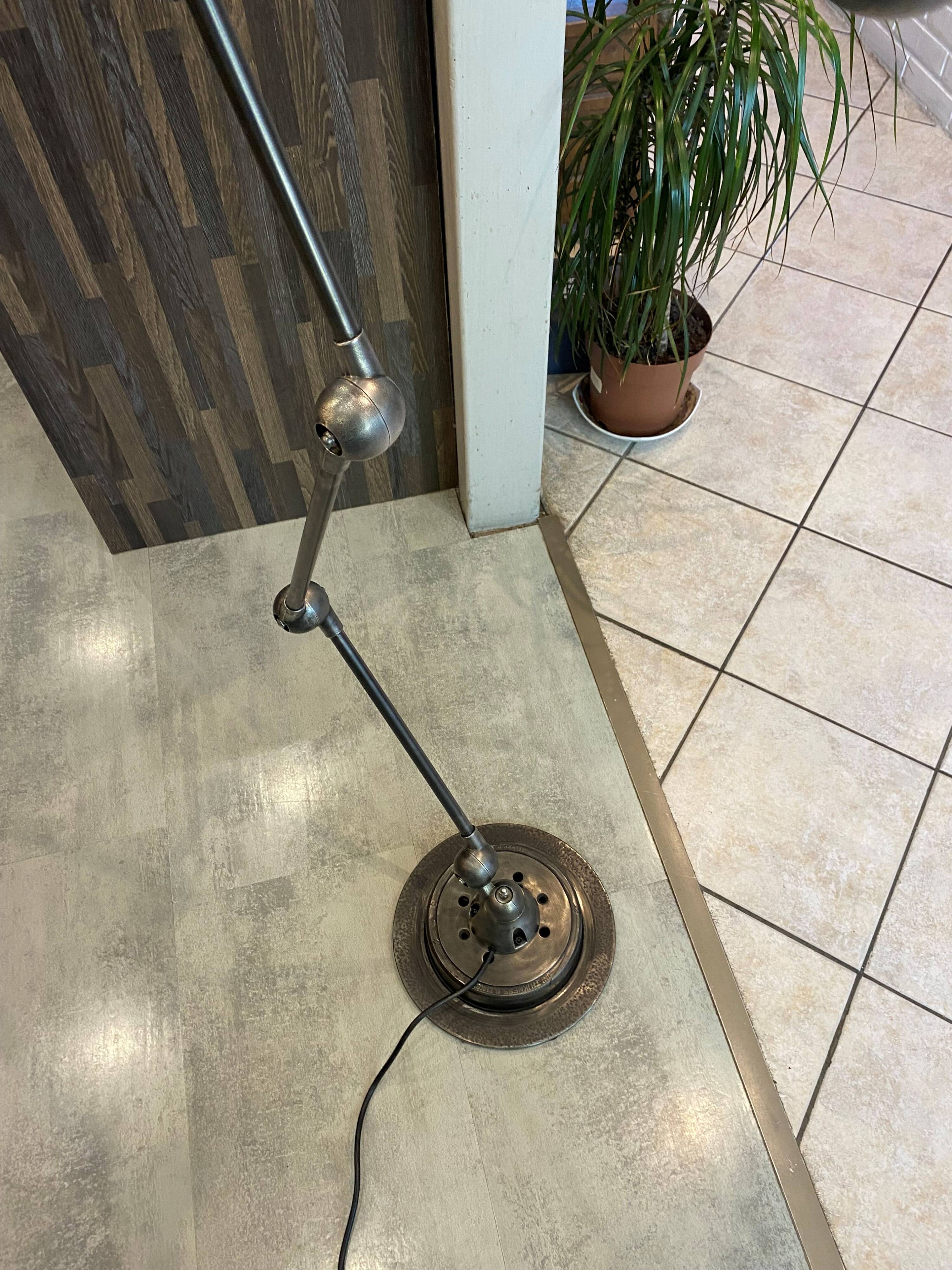 Jielde floor lamp with 5 arms, 40cm, vintage industrial graphite.