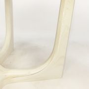 Table basse italienne marmorino du milieu du siècle, années 1950