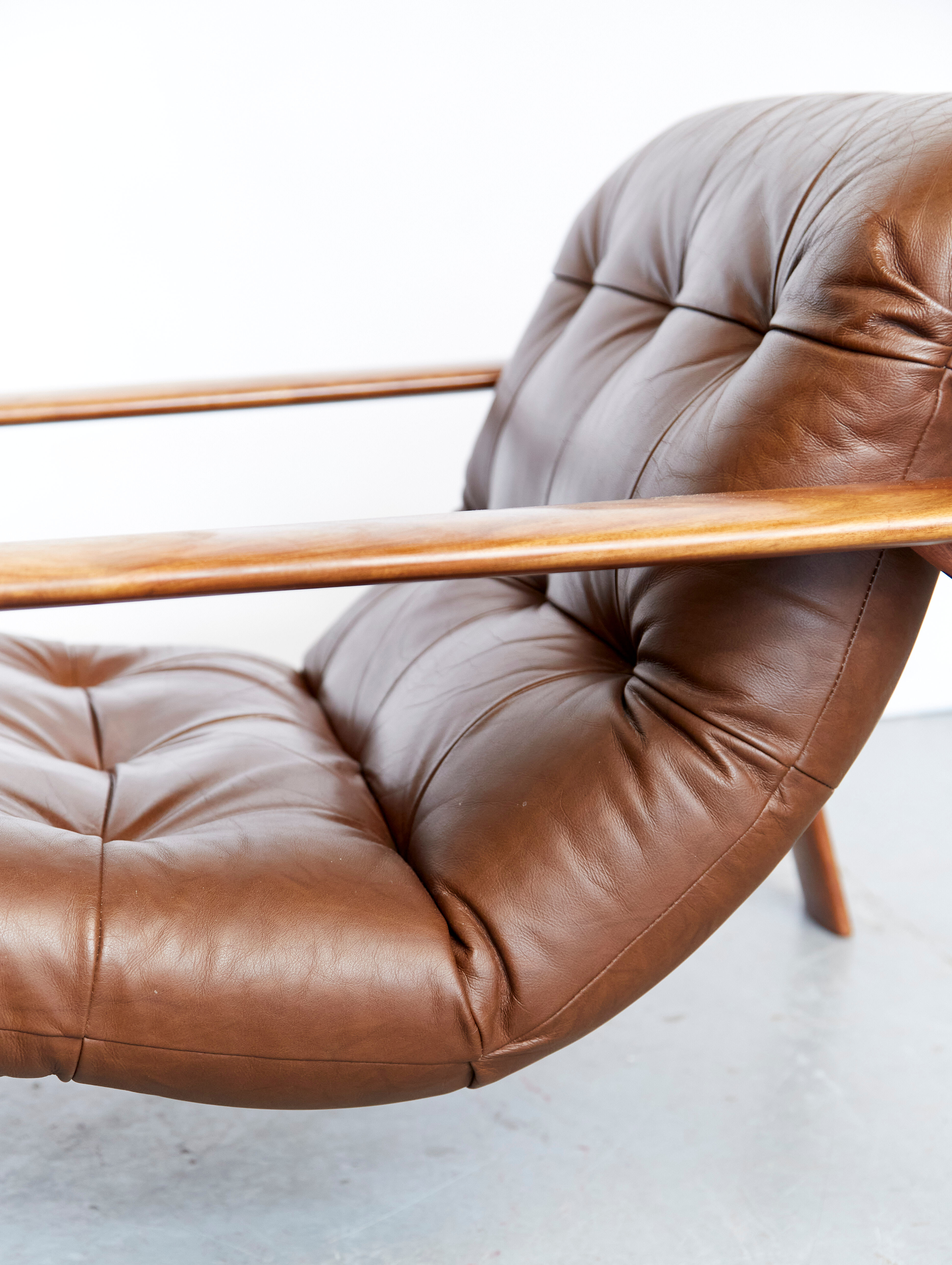 Percival Lafer Brazil-modern armchair MP-129 for Lafer S.A.
