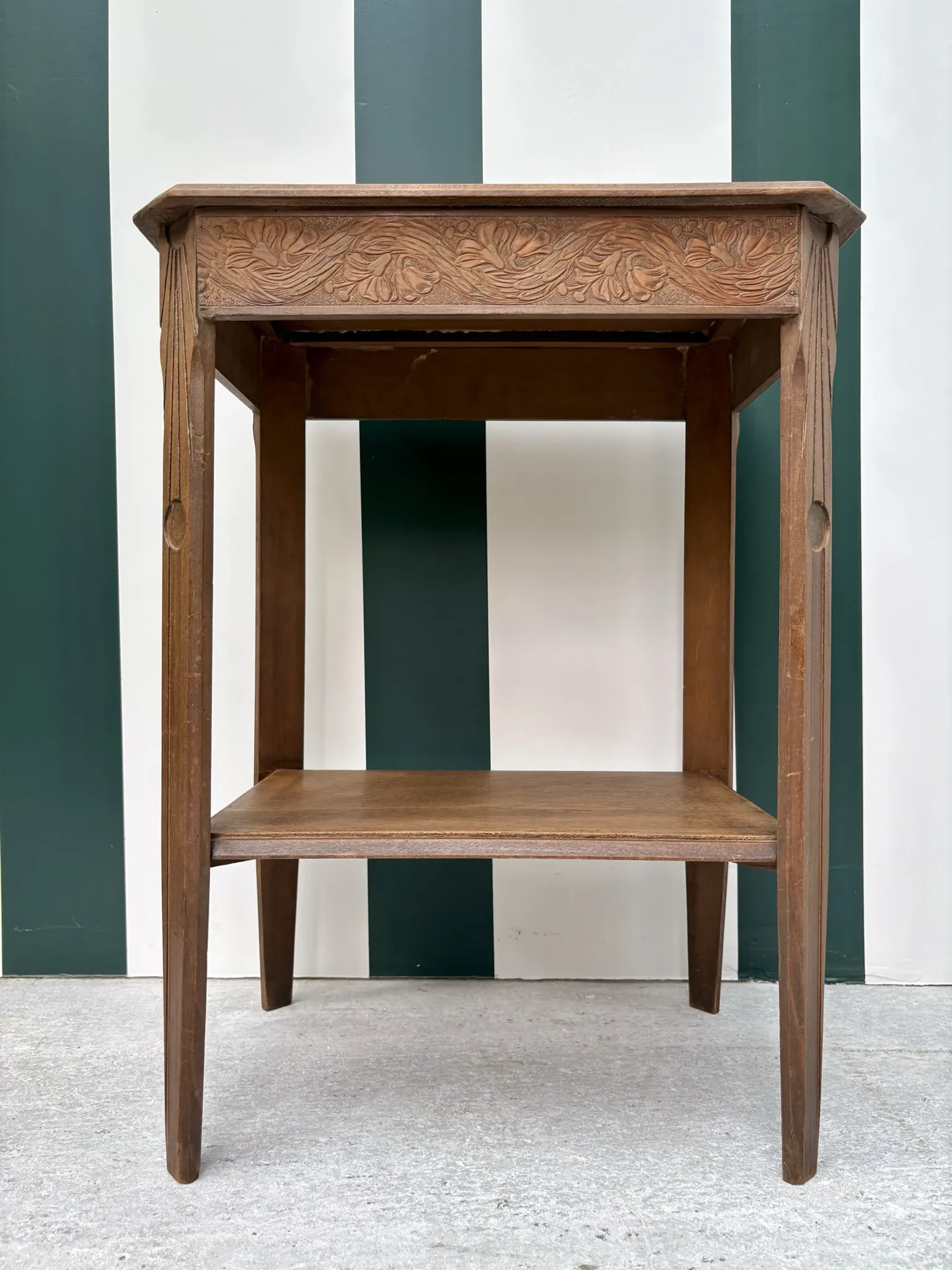Art Deco side table in wood