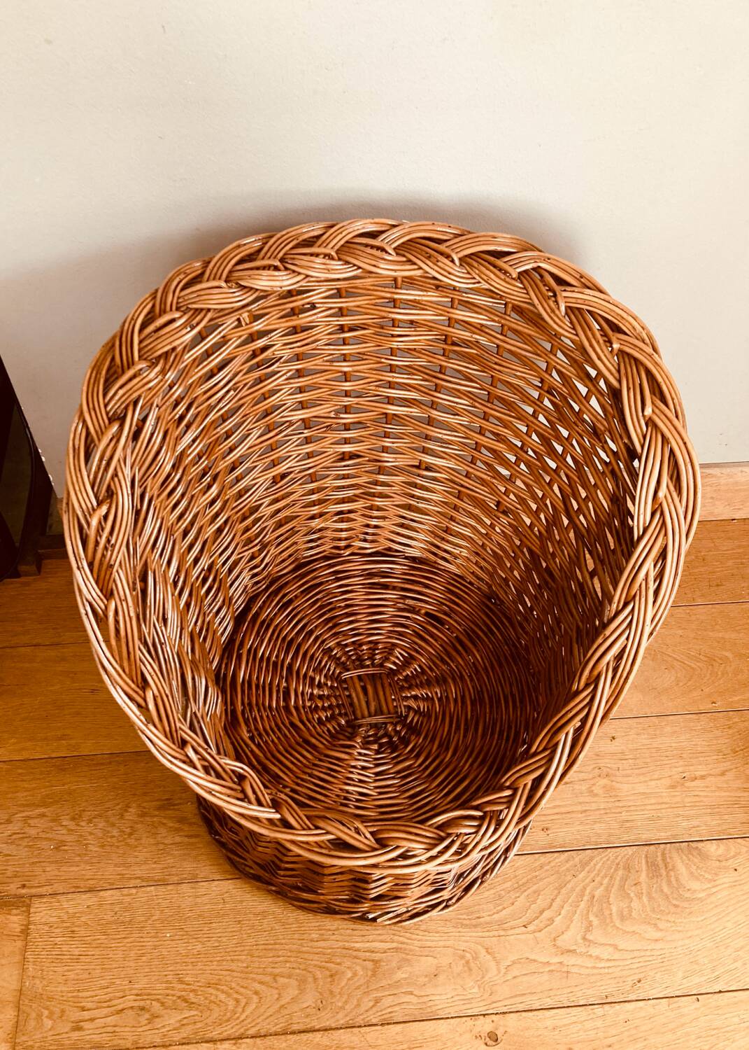 Vintage rattan / wicker armchair for children, 1970s
