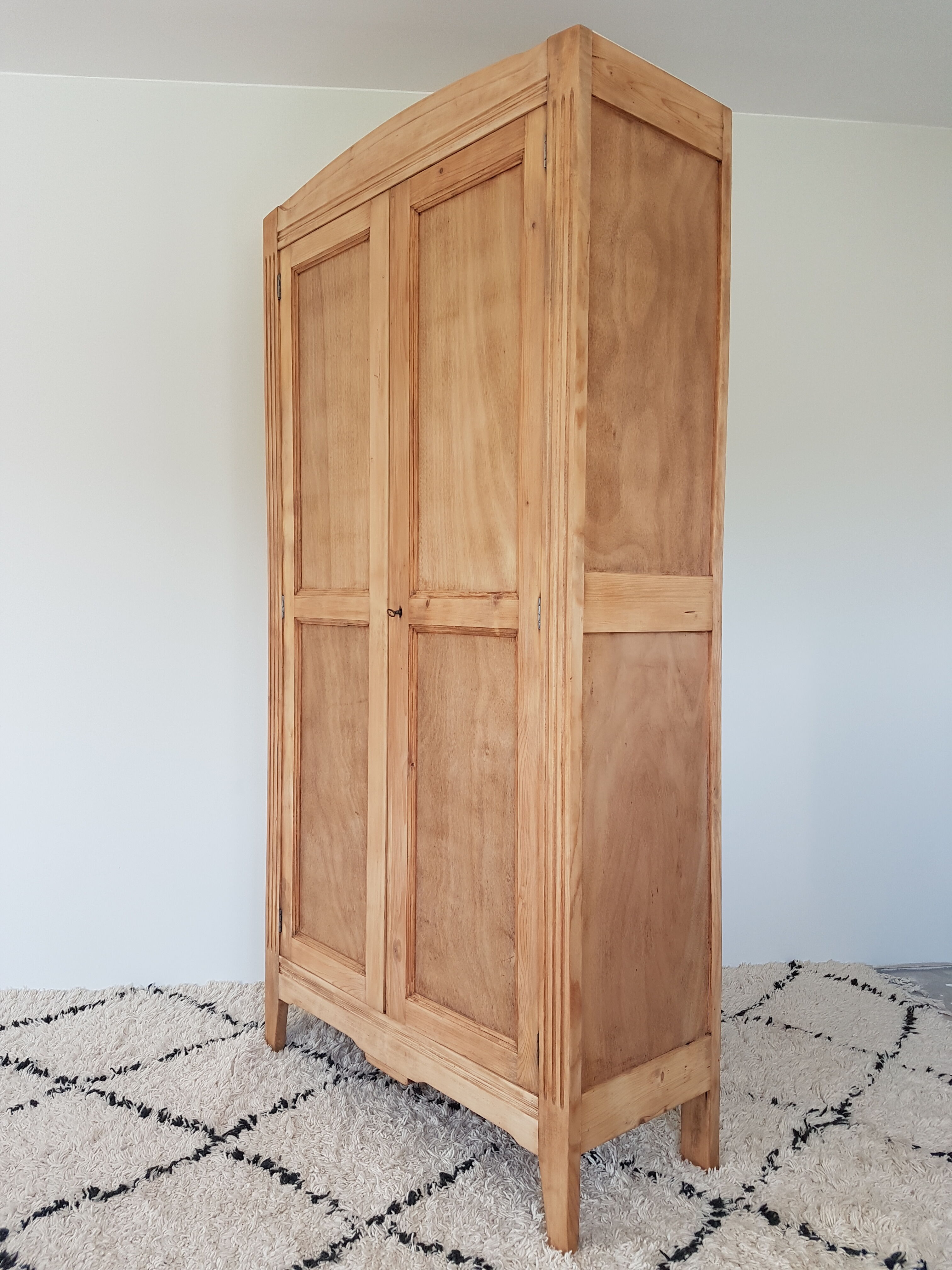 Renovated wooden wardrobe